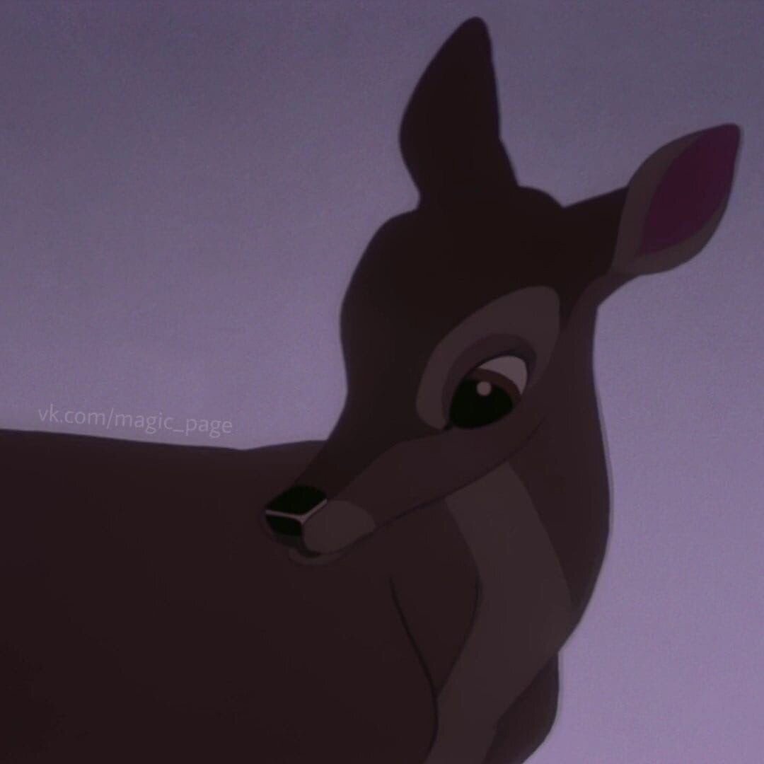 Мама-олениха в мультфильме "Бемби"