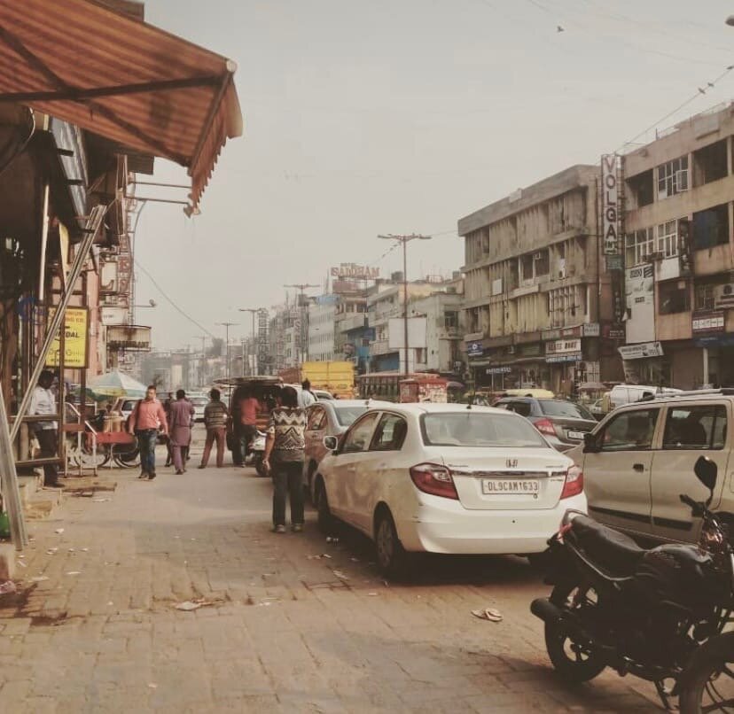 Улица в Дели.