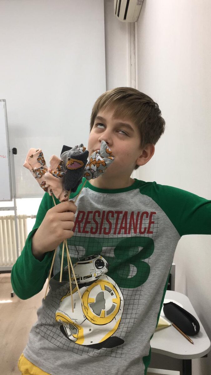 Фото автора. «Флорист» за работой 