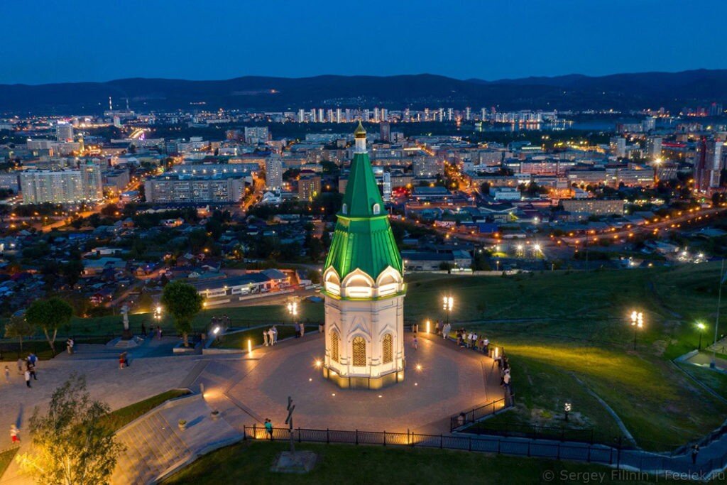 Часовня на караульной горе Красноярск