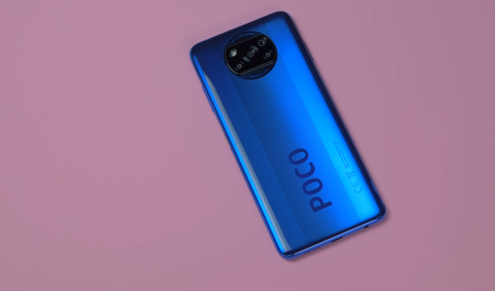 Poco X3 NFC backside desin image