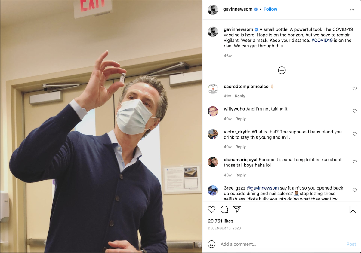 Губернатор КалиПОРНии и спасительная вр@гцина