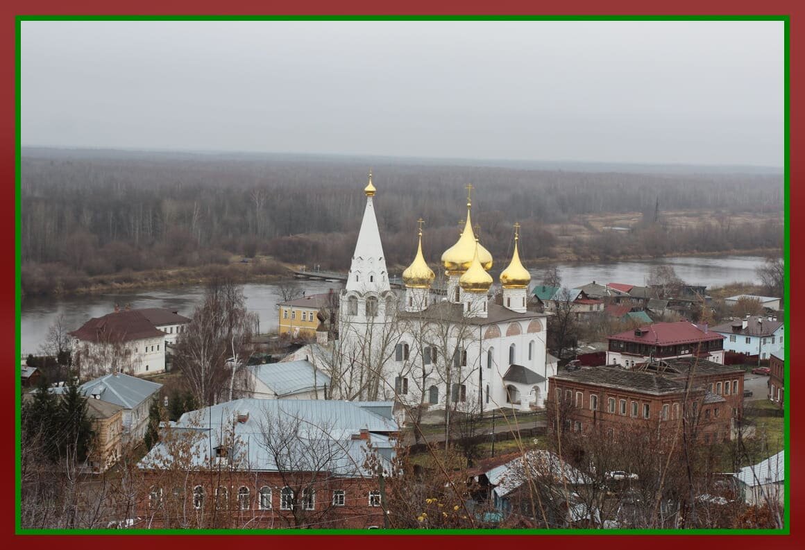 Вид на Собор Благовещения Пресвятой Богородицы в Гороховце.