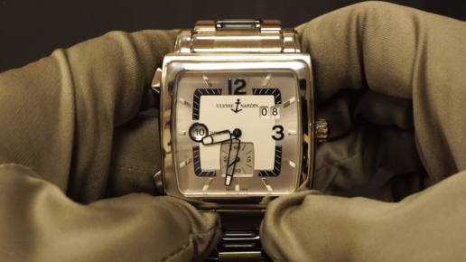 Квадратные часы Ulysse Nardin Classic Quadrato Dual Time для заядлого .