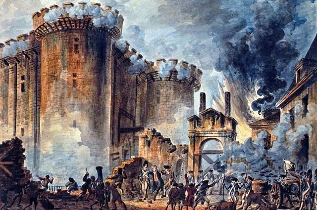 Взятие Бастилии. Картина художника Жан-Пьера Уэля/ © public domain