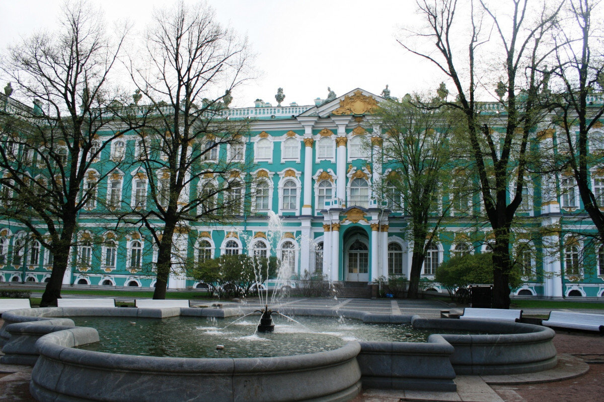 Сад зимнего дворца в санкт петербурге