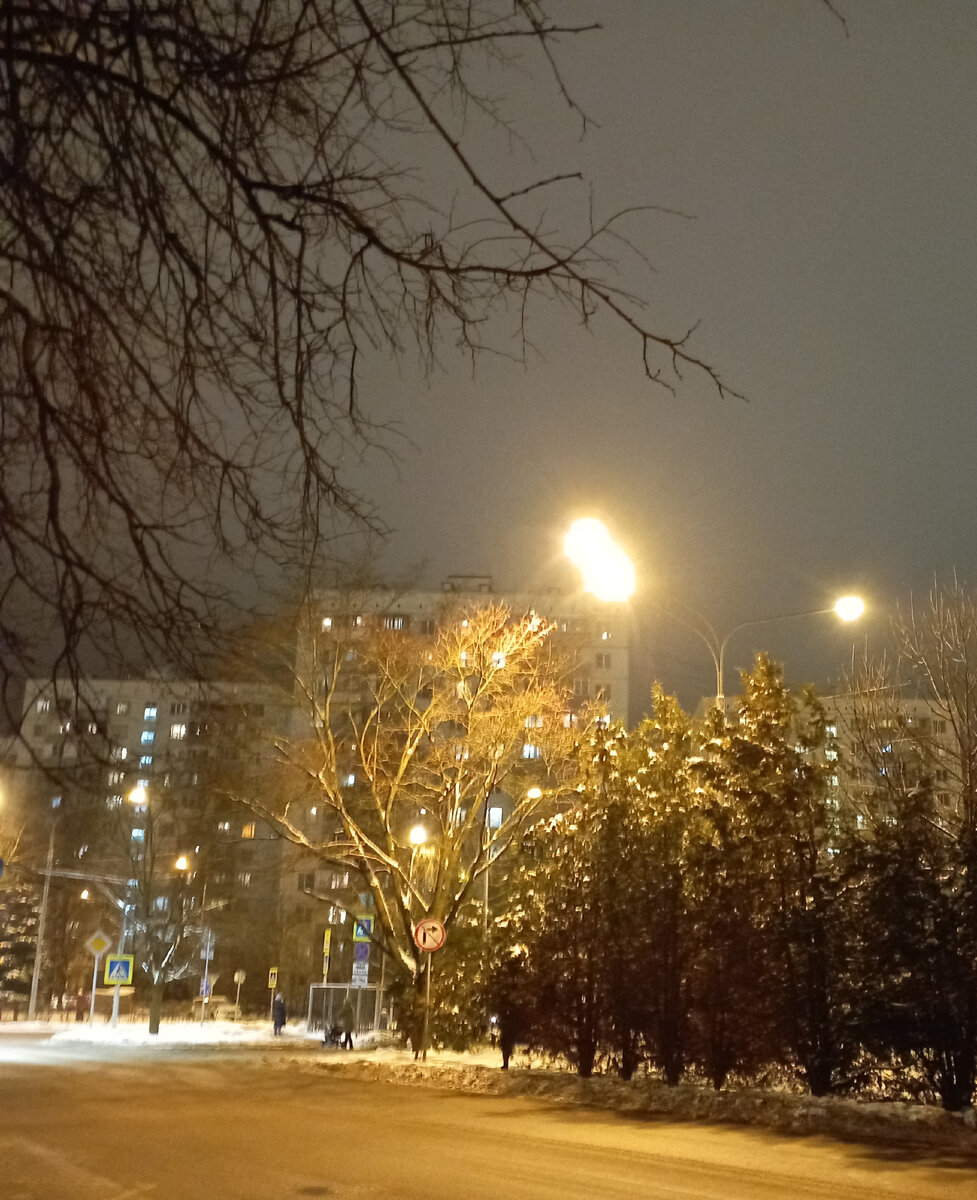 Вечерний ноябрьский Троицк. Поездка моя. Фото моё. Эмоции мои.