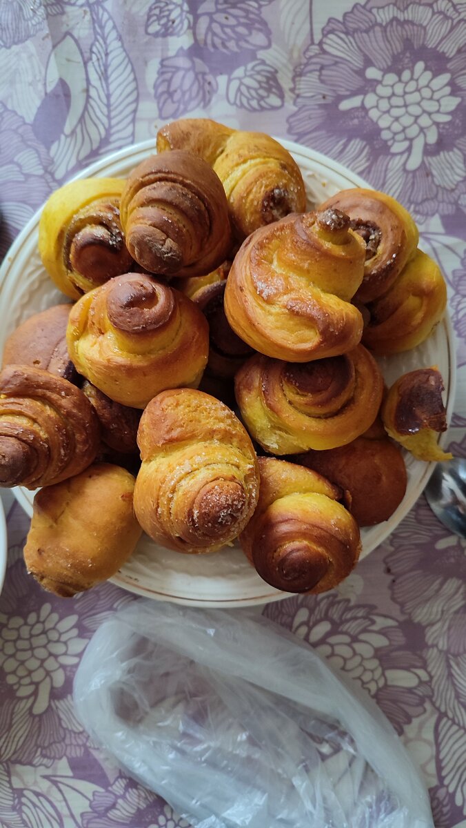 Постные булочки. Фото автора