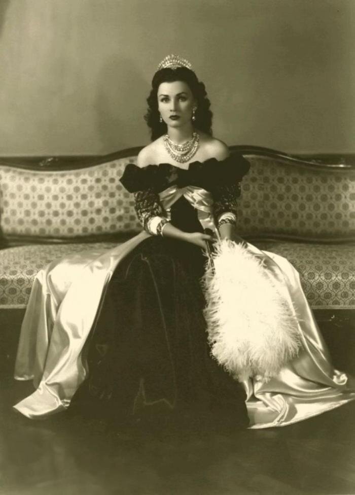 Последняя принцесса Египта Фавзия Фуад, Тегеран. 1940–е гг.