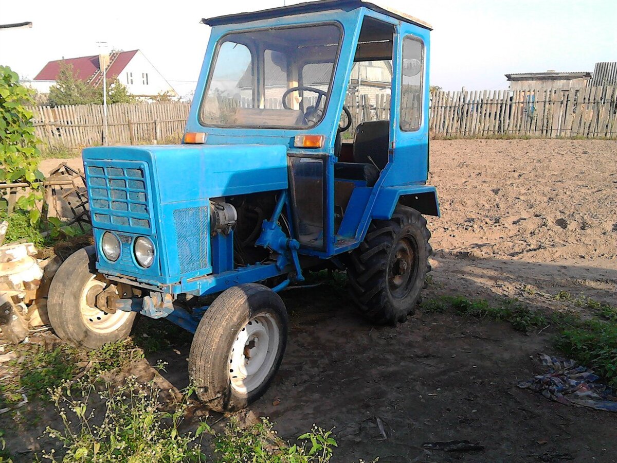 Кабина ЮМЗ-6 на самодельный трактор продолжение Homemade tractor