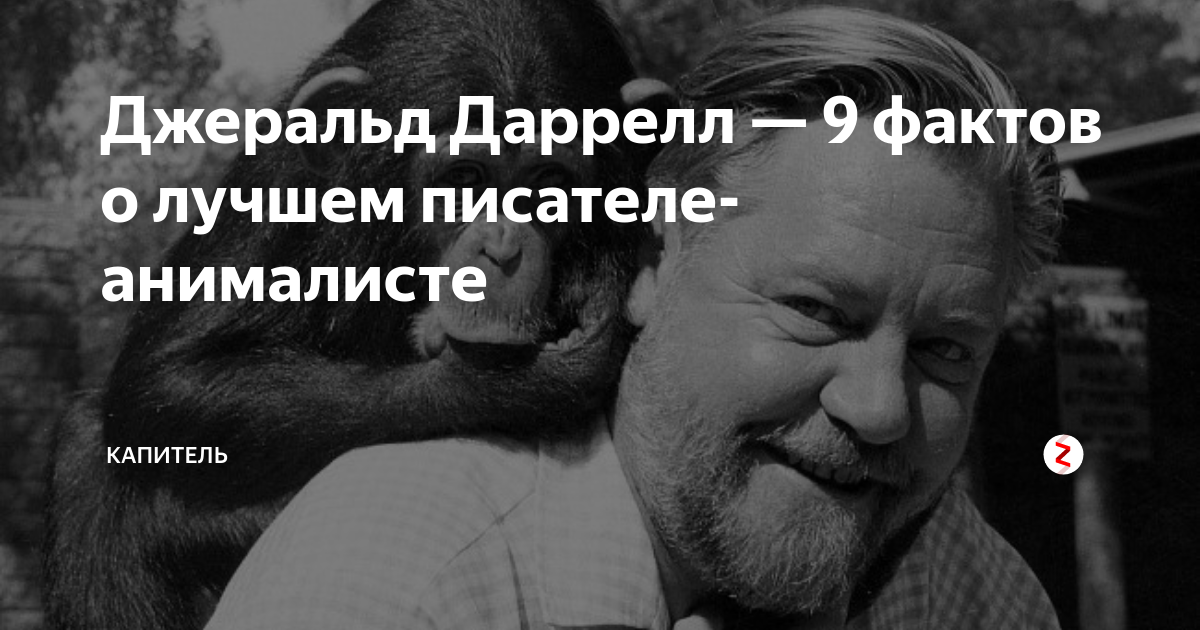 Джеральд Даррелл — 9 фактов о лучшем писателе-анималисте | Долгие ...