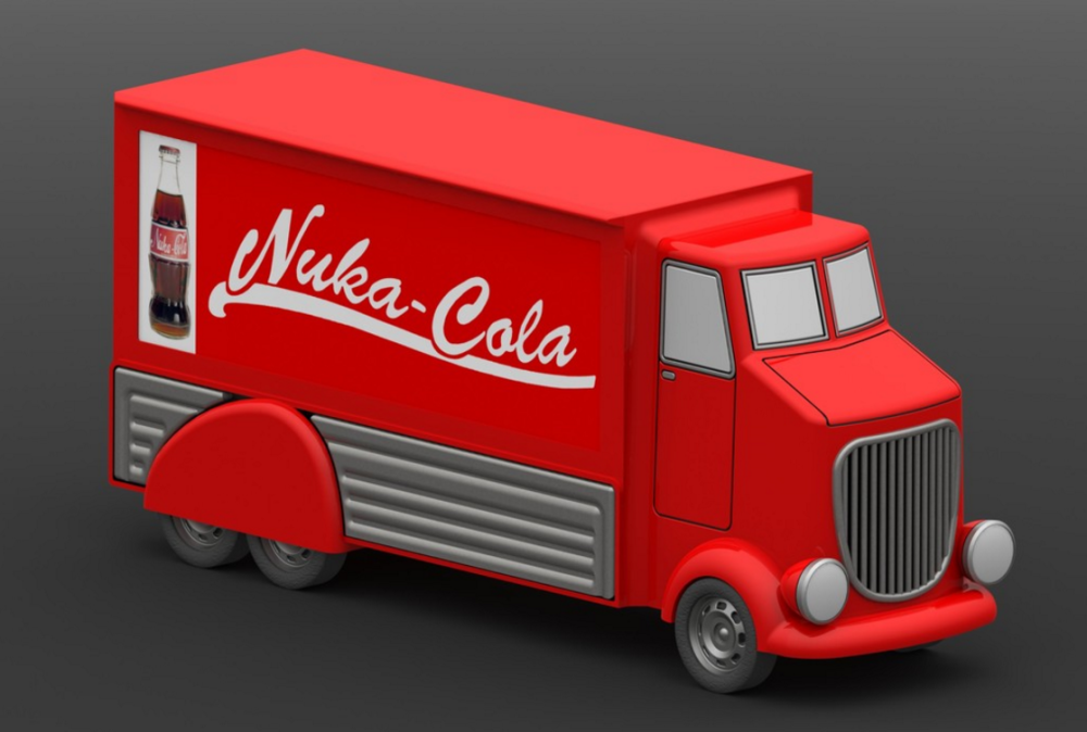 грузовичок с ядер-колой 