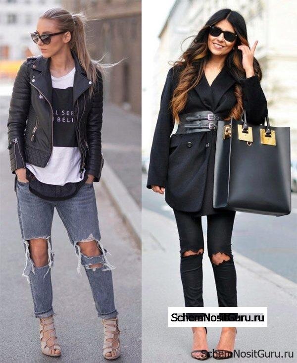 Дыры спереди - для многих уже классика свободного стиля!