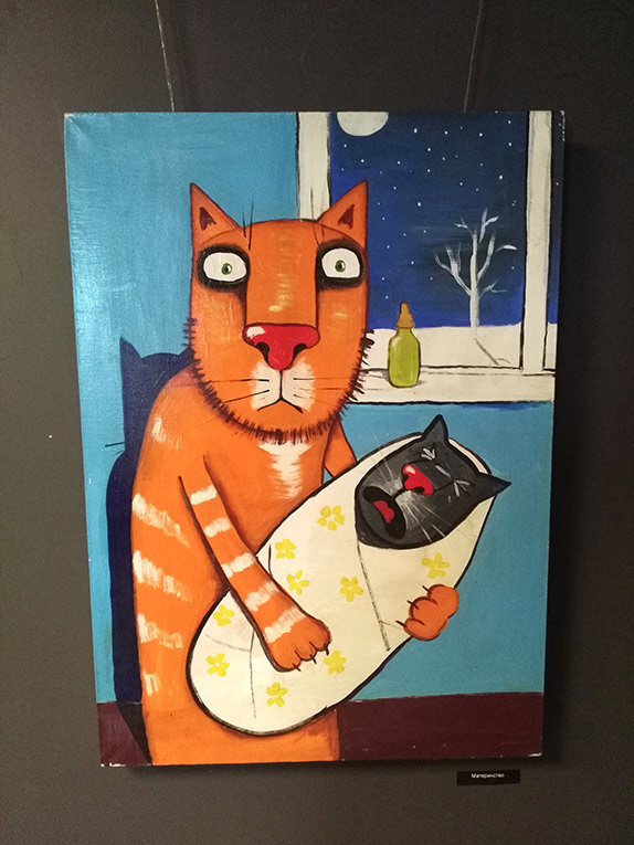 Серия картин Васи Ложкина. Начнём с картины «Материнство»