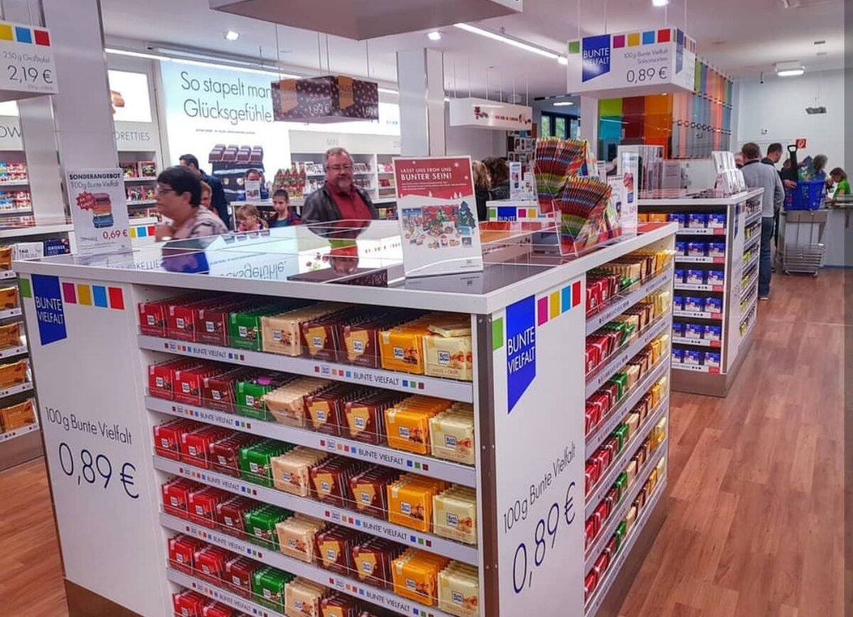 Фото из личного архива: магазин Ritter Sport в Штутгарте