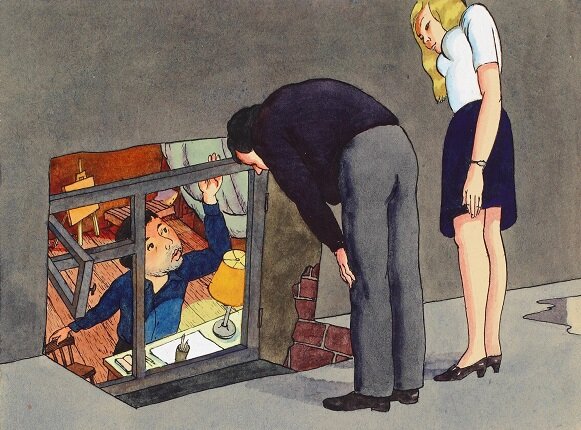 Виктор Пивоваров. «Старичок, к тебе можно?» 1996