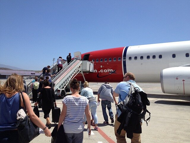 Посадка пассажиров экономического класса