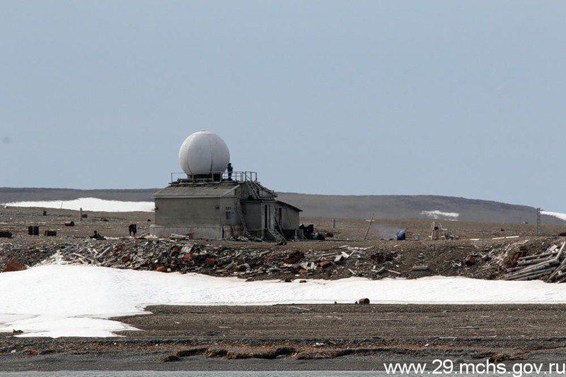 Полярная станция на мысе Желания, Новая Земля, автор фото - неизвестен.