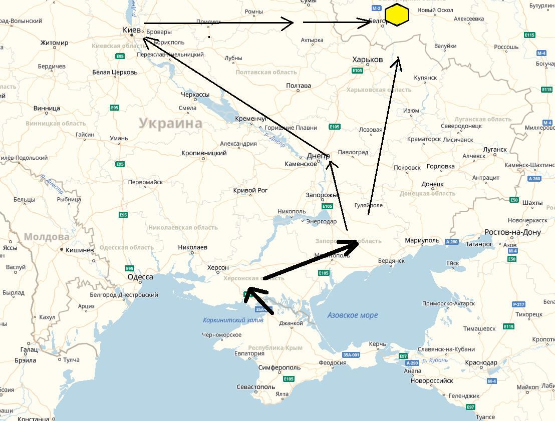разделение чингизидов и рейд  Мункэ (слева);лагерь Бату на С.Донце