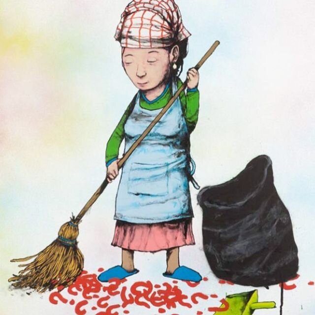 картинка французского художника Бенкси.