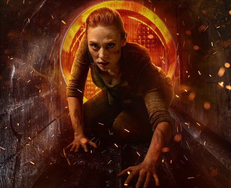 Дебора Энн Уолл: Чего-чего? У меня что-то сзади подгорает? Очень смешно! Вот увидите, как подгорит и бомбанёт у вас, когда вы досмотрите кино до сцены с ледяным кубом! 