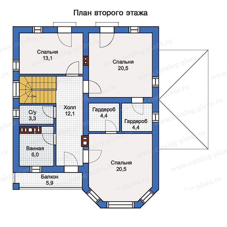 Проект двухэтажного дома 13x10 с террасой. Один из лидеров продаж | Проекты  Коттеджей | Дзен