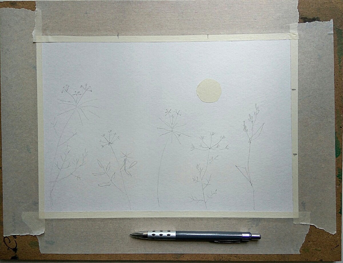                                               2 этап: в дело вступает карандаш