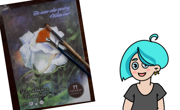 Неплохая бумага, но тонковата для техники "мокрое по мокрому".