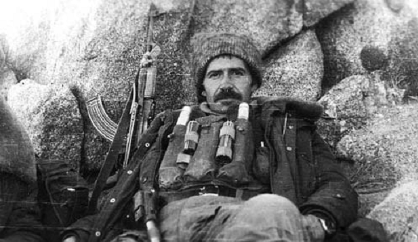 Павел Бекоев на привале