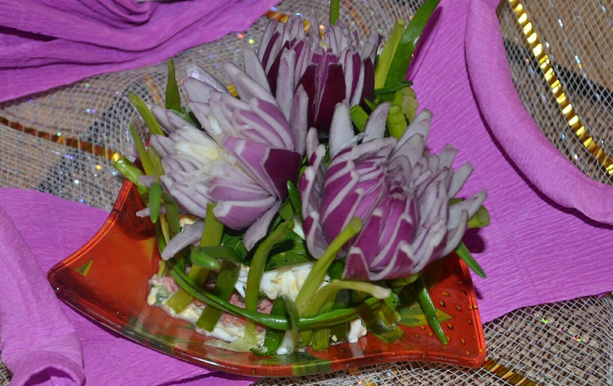 Готовый салат "Астры"