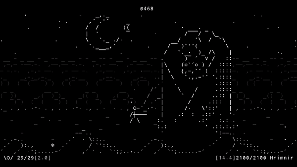 «Битва с одним из боссов.»