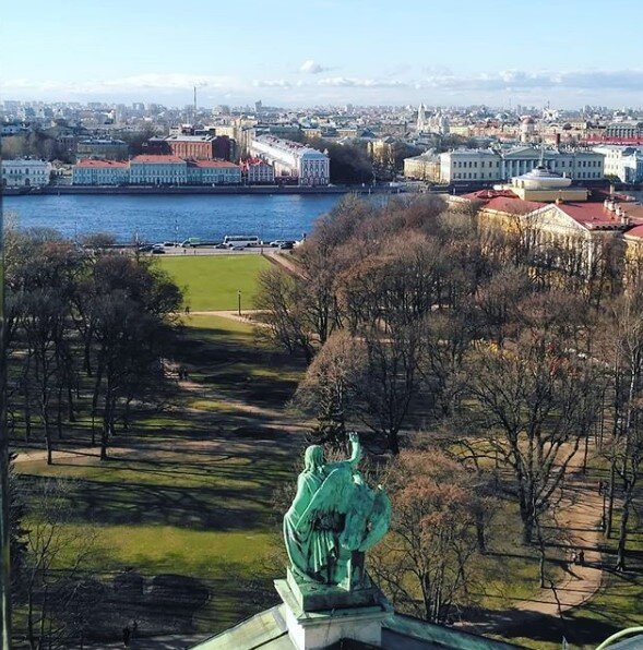 Вид с исаакиевского собора. Личный архив