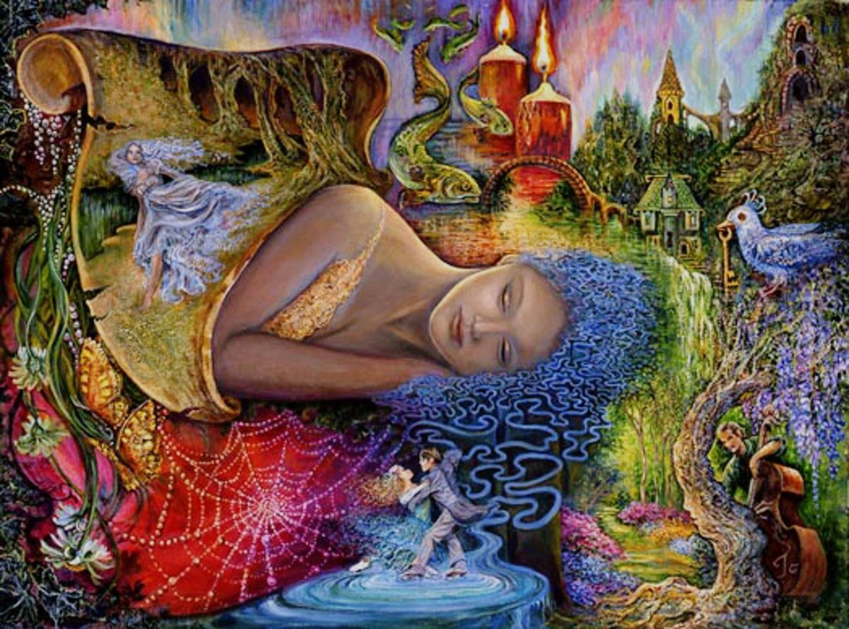 Жозефина Уолл ."Цветные мечты"