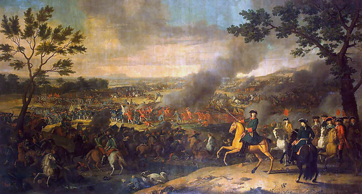 «Полтавская битва». Луи Каравак. 1717–1719 гг.