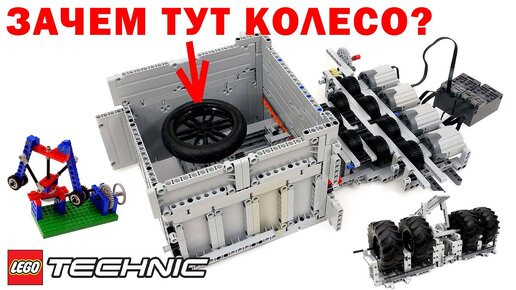 РАСКРУЧИВАЕМ МАХОВИК! Обзор ЛЕГО Dacta Technic 1030 (Education) ЧАСТЬ 4: вращение, инерция, гироскоп