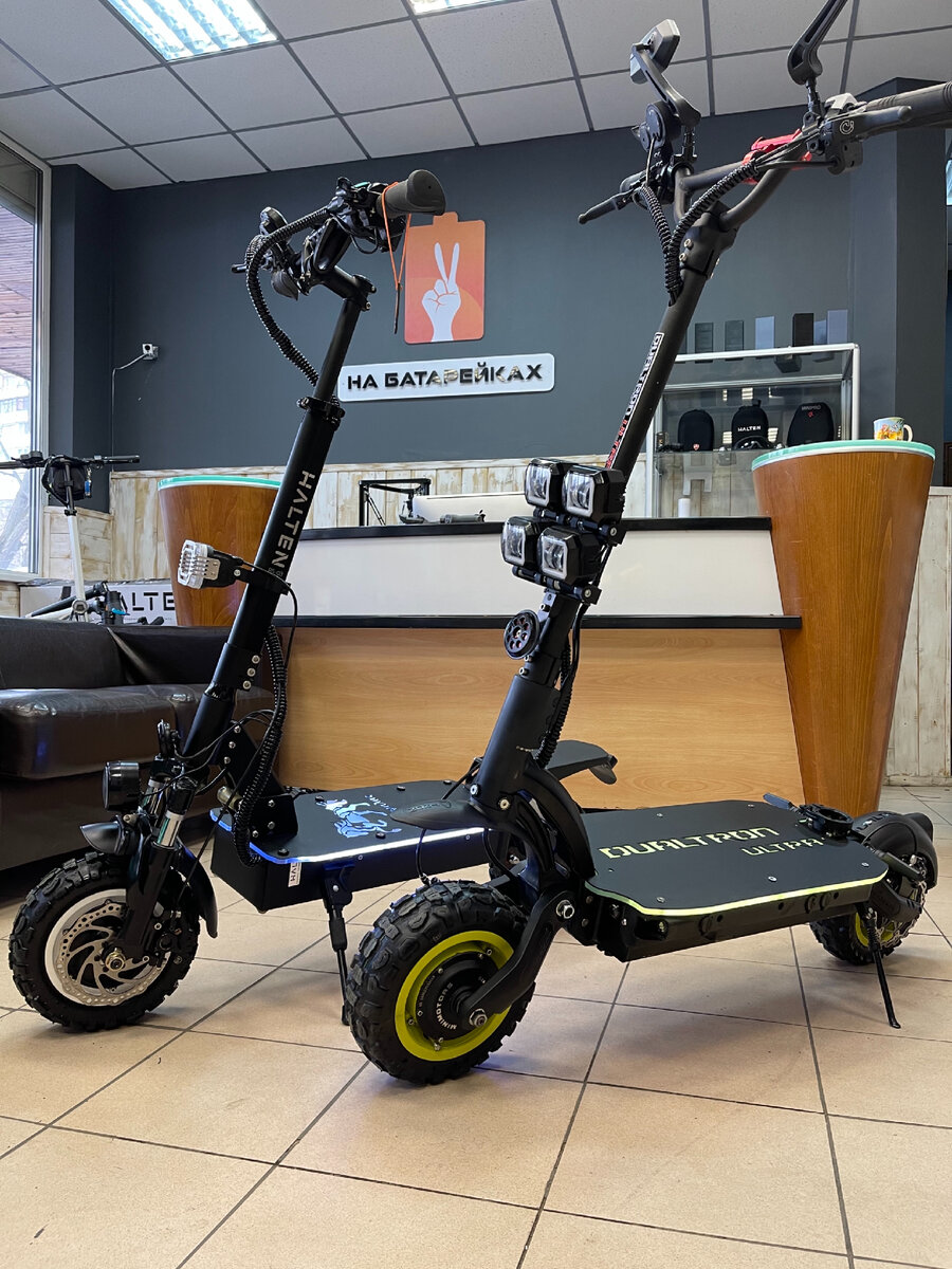 Электросамокаты Halten Rs-03 и Dualtron Ultra