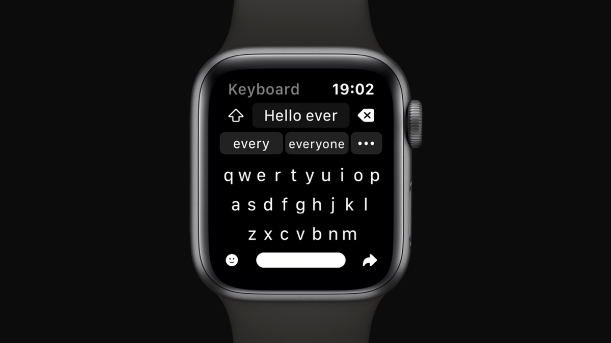 Клавиатура на Apple watch