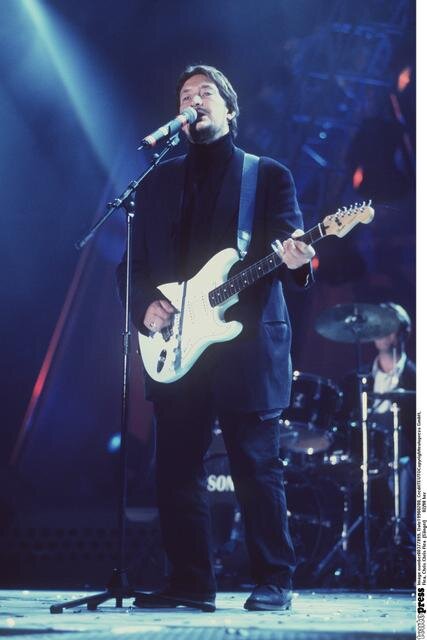 Крис Ри на постере 1998-го года, когда вышел альбом The Blue Café