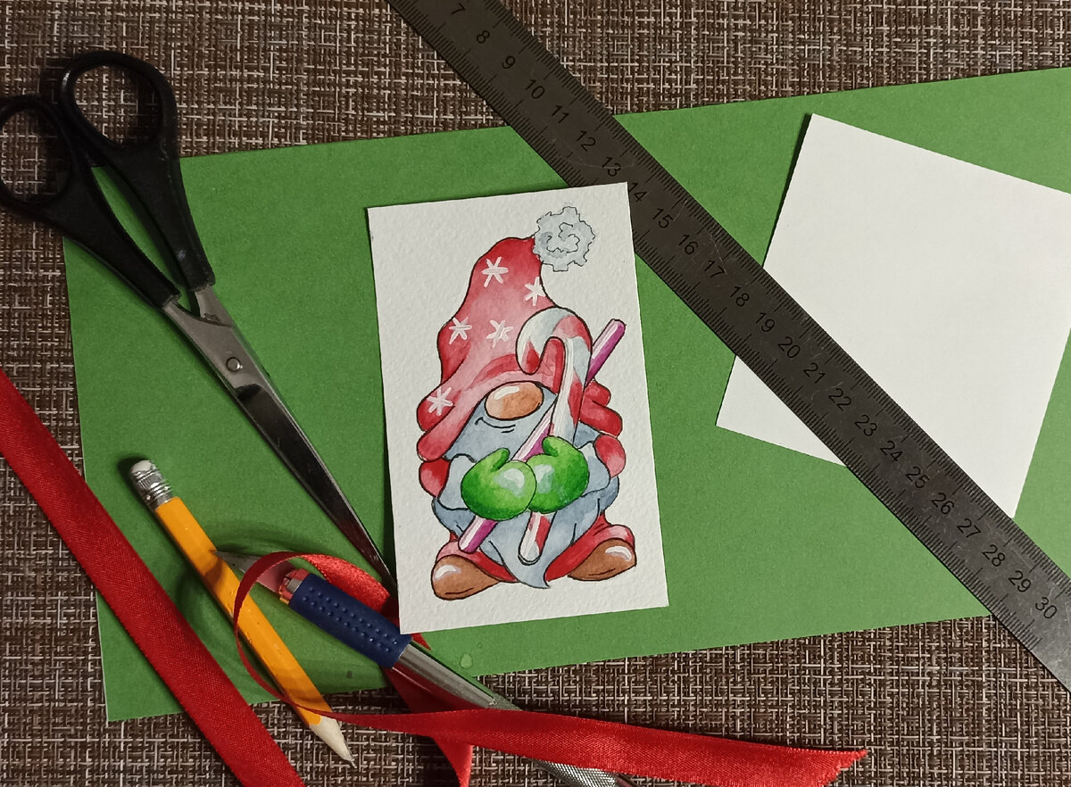 ... и конечно же наш гном!)))