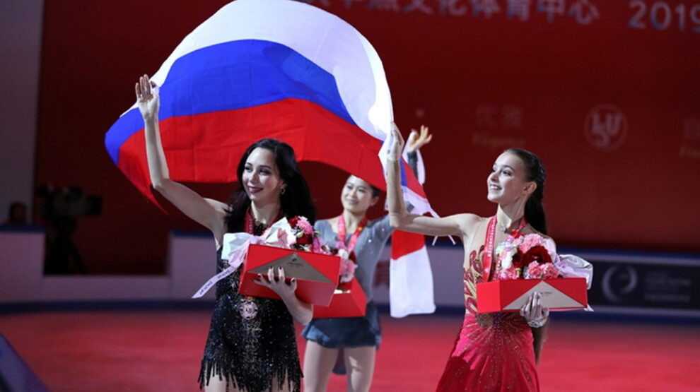    Фигуристки Анна Щербакова и Елизавета Туктамышева подверглись дискриминации со стороны МОК из-за того, что побеждают под российским флагом. Фото: REUTERS