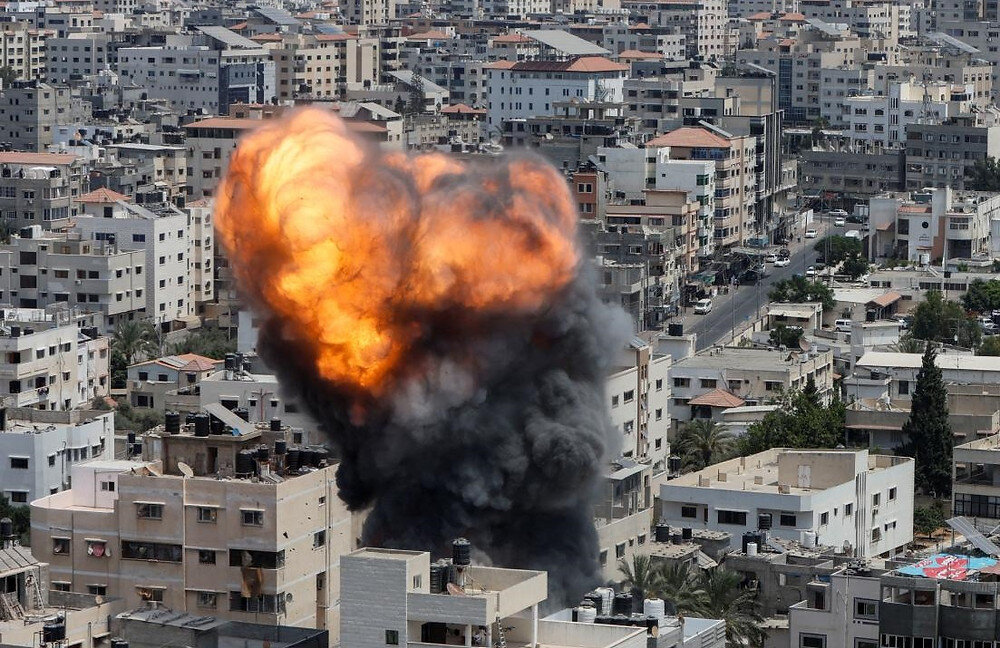 Удар Израиля по Сектору Газа в Палестине. Фото из открытых источников.