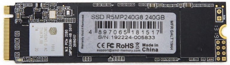 SSD AMD Radeon M2 2280 240Gb