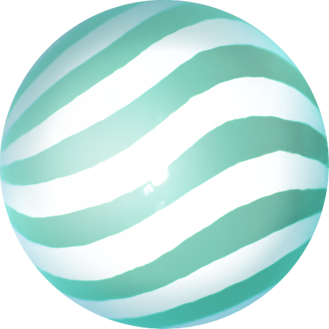 Рисунок 1. Используемая в программе шаблон для спрайта - мяча. 