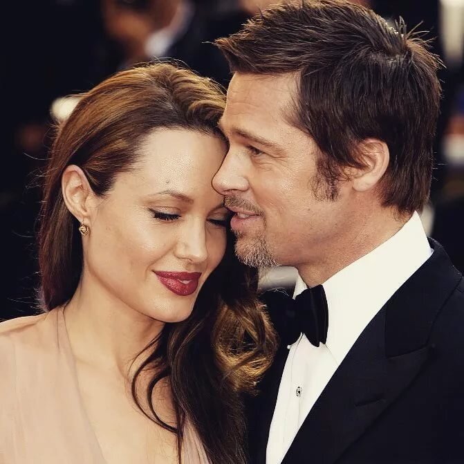 Анджелина и Бред Питт