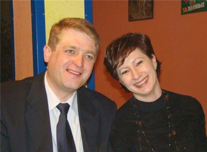 Игорь Красавин с супругой.