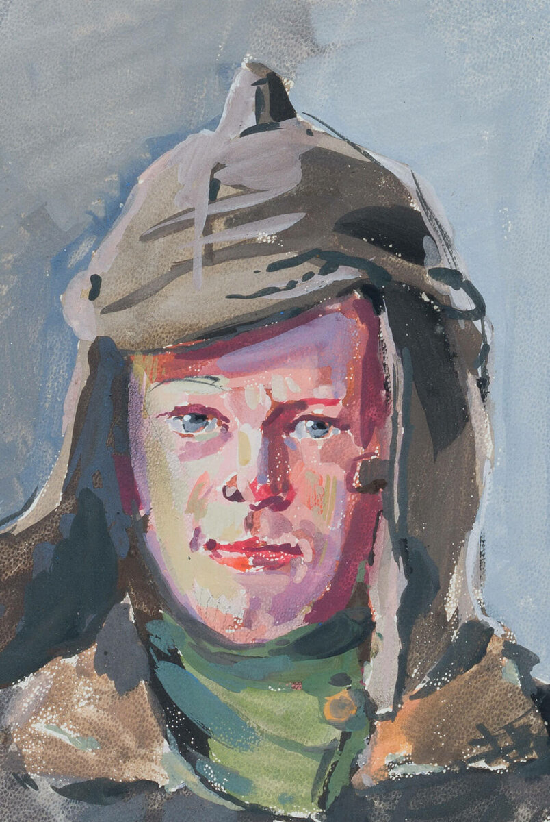 Русский солдат Сергей. 1943 год.