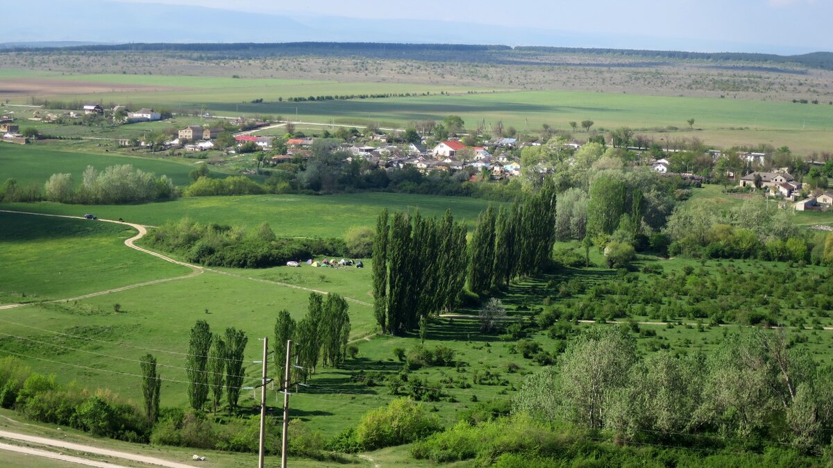 Село Белапайс. Село беле. Центральный Крым.