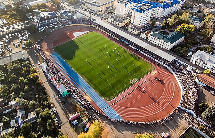 Стадион Тамбова, готовый для реконструкции. 