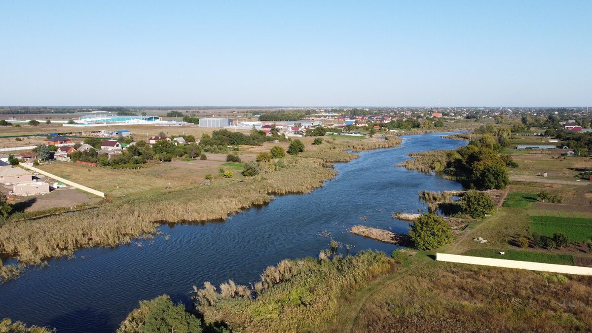 Водоём в станице