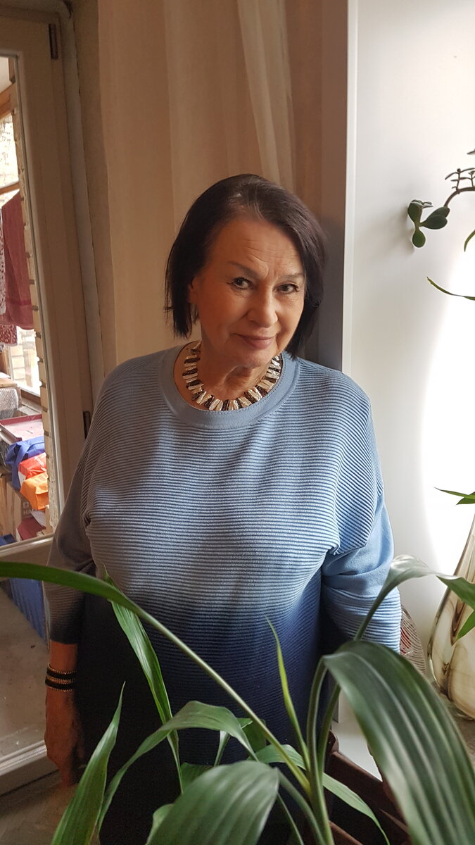 У  Галины Семёновны Нечитайло дома немало зелёных растений. Фото автора